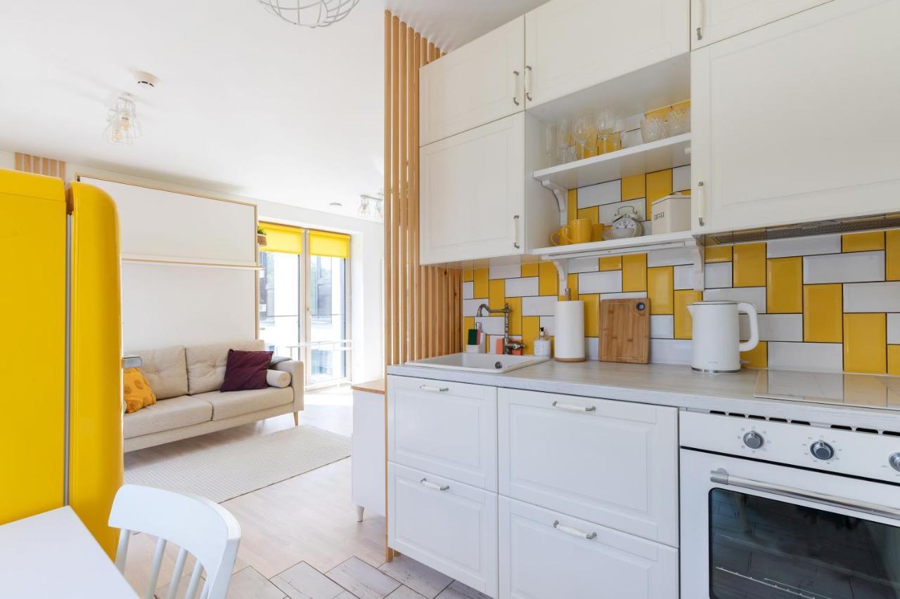 Yellow Studio Paupys Apartment Vilnius Exterior photo